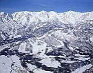 one of the views of the Hakuba valley in skiing Japan