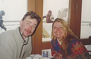 both exhausted after a day of skiing both exhausted after a day of skiing
