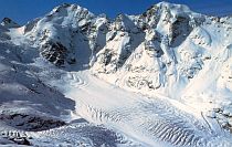 Morteratsch Bernina Glacier from Switzerland