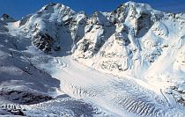 Morteratsch Bernina Glacier from Switzerland Morteratsch Bernina Glacier from Switzerland