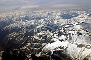 Aerial view of the American Rockies