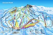 overview of Coronet Peak Ski Park