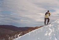 Thredbo mountain our friend towards the end of the ski season