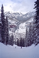 skiing Telluride Colorado