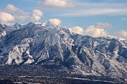 North Face of Mt Olympus east of Salt Lake City Utah