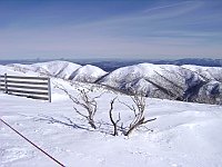 Looking beyond Mt Hothams boundaries.