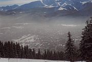 view of Polish Zakopane from Gubalowka